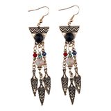 Wholesale Fashion Designs Rhinestone Beaded Vintage Earring Women Jewelry