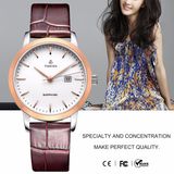 Leather Band OEM Sapphire Glass Watch Lady Brand Quartz Watches71011