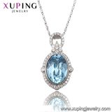 43204 Turkish Silver Color Fashion Jewelry Crystals From Swarovski Women Necklace
