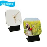 Personality Custom Blank MDF Photo Frame Desk Clock for DIY Photo Printing