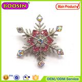2016 Cheap Brooch in Bulk Rhinestone Snowflake Brooch in Bulk