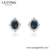 Xuping Fashionable Hot Sale Jewellry, Crystals From Swarovski Gold Earrings Design in Dubai
