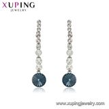 Xuping Gold Earring Designs Pakistani Crystals From Swarovski Fashion Gold Drop Earrings