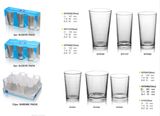 Popular Drinking Glass Cup Set 3 PCS/6 PCS/12 PCS