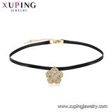 44473 Fashion 14K Gold Color Virgin Marian Necklace with Cross Jewelry