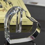 Jingyage Heart Shape Crystal Crafts Vase Wedding Decoration Gifts