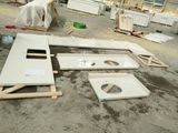 Star White Quartz Slabs Bathroom Vanity Tops Island Tops Quartz Kitchen Countertops