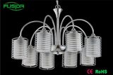 8 Lamps Modern Glass Pendant Light