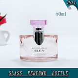 Pink Colored Perfume Glass Spray Bottle for Lady 50ml