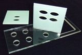 Custom White Crystal Glass Touch Panel Dimmer Light Switch Panel