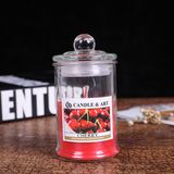 Yes Handmade and Wedding Favors Natural Plant Wax Candle Wholesale in Crystal Glass Jar with Lid