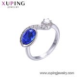 Xuping Crystals From Swarovski 2 Gram Gold Ring, Simple Gold Ring Designs