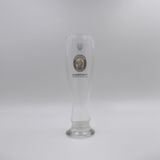 Transparent Glassware Cup for Beer Drinking with Decal