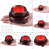 Longwin Crystal Rotalble Wooden Base Stand for Glass Ball