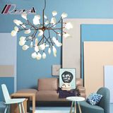 Modern Light Tree Branch LED Pendant Lamp for Washroom