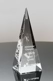 Pyramid Tower Crystal for Employee Appreciation Ideas (#5671--7.5