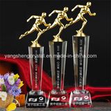 Best-Selling Metal Runner Crystal Trophy