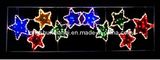 Factory Price LED 2D Starts Motif Street Outdoor Decoration Light