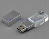 Custom Crystal USB with Engraved Logo