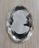 Flat Back Glass Beads with Person
