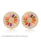 Fashion Imitation Jewelry Earrings with Different Colors Crystal