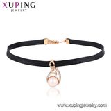 44450 Fashion Jewelry 18K Gold Color Neutral Thick Necklace