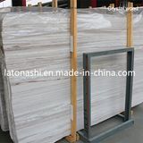 Professional Marble Manufacturer, Natural Stone Crystal White Wood Marble Slab