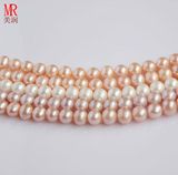 9-10mm 100% Genuine Freshwater Pearl Strand