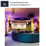 16: 9/ 4: 3 Soft Matt White Frame Fixed Flat Projector Screen on Wall