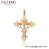 33604 Fashion Charm Cubic Zirconia Jewelry Chain Pendant in Gold-Plated