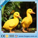 Polyresin Resin Sound Controlled Garden Figurine Duck Parrot Bird