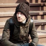 Womens Mens Unisex Ball Cap POM POM Knitted Winter Warm Beanies Thick Hat (HW104)