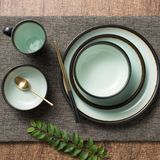 European Double-Sided Crystal Glaze Dinnerware-Dinner Set