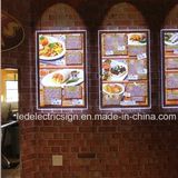LED Light Box Magnetic Menu Display for Takeaways Restaurants