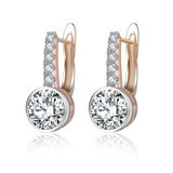 Wholesale Zircon Crystal Rhinestone Fashion Women Lady Stud Earring