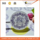 Cosmetics Printing Die-Cut Circular Permanent Removable Adhesive Label Sticker