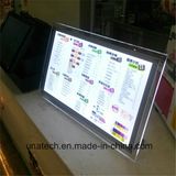 on Desk Crystal Acrylic Advertising LED Light Box