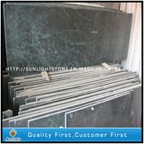 Natural Dark China Green Marble for Paving Tiles, Countertop Slabs