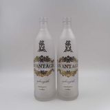 Wholesale Frosted Liquor Glass Bottle/Whiskey Liquor Glass Bottle