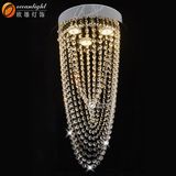 GU10/LED Chips String Hanging Crystal Chandelier Warm Pendant Light Om4200