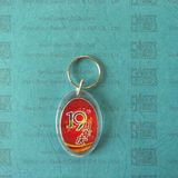 Custom Plastic Photo Keychain with Low Cost (KYC23077)