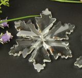 Crystal Snowflake Pendants for Decorate Christmas Tree