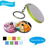 Sublimation MDF Printing Souvenir Keychain Round Shape