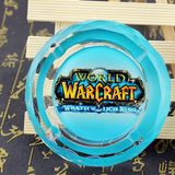 New Arrival Online Game Related Products of Wow Creative Smoking Gift for Game Player K9 Boyfriend Artificial Crystal Ashtray