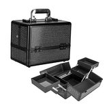 Black Fashionable Customized Crystal Beauty Case