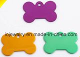 Cheap Uluminium Jewelry Different Color Plated Bone Dog Tags