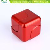 Metal Alloy Cube Dice EDC Fidget Hand Finger Spinner Fingertips Gyro Toys
