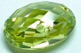 Shining Synthetic Apple Green Cubic Zirconia Beads