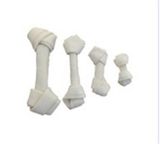 White Natural Rawhide Knotted Bone Dog Chew