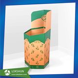 New Design French Fries Cardboard Paper Floor Display, Dump Bin Display